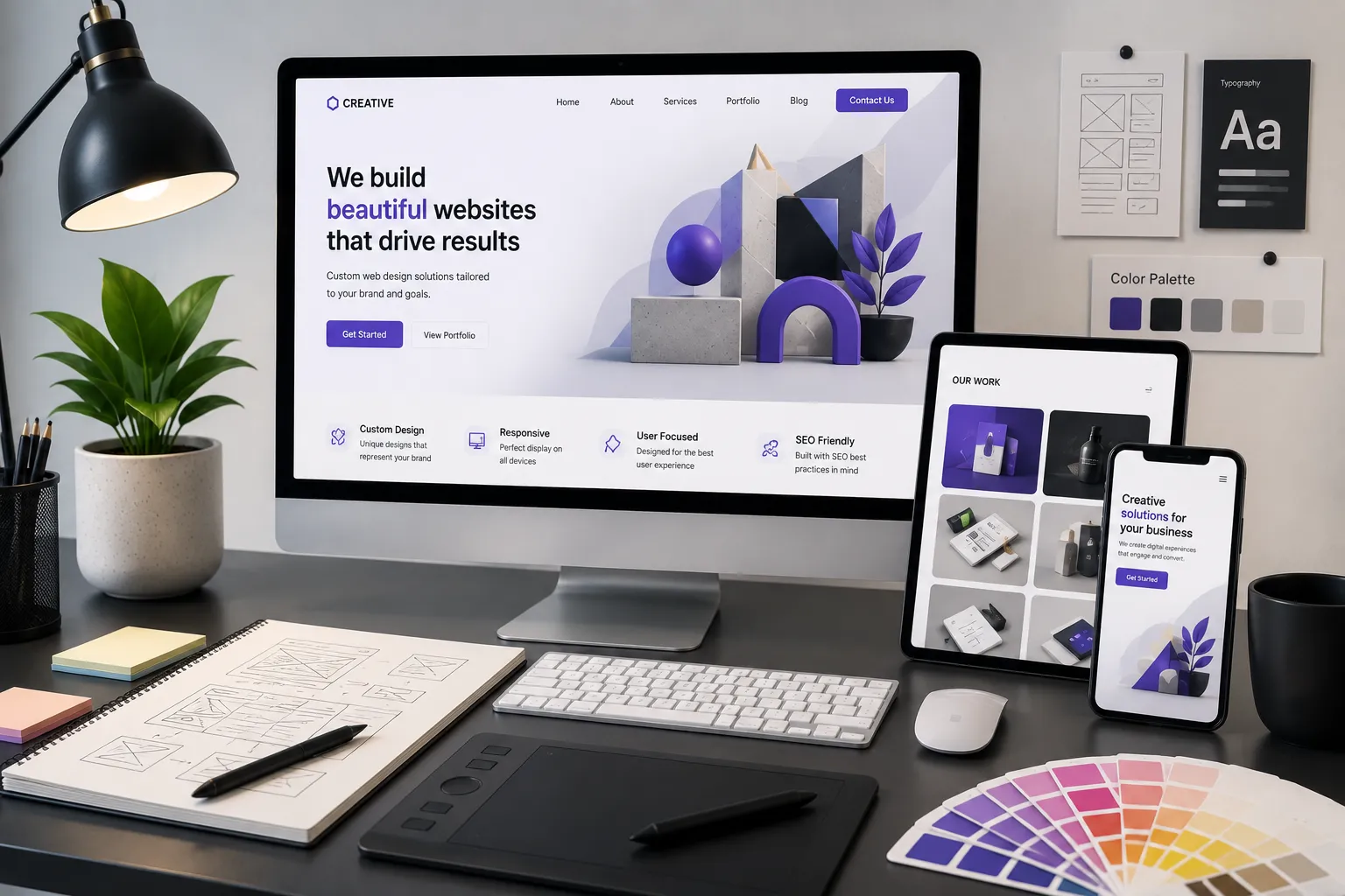 Web Graphics and UI Design