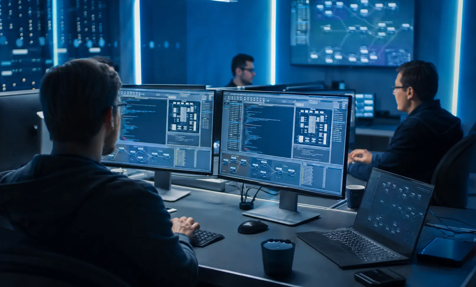 Professional software engineers developing